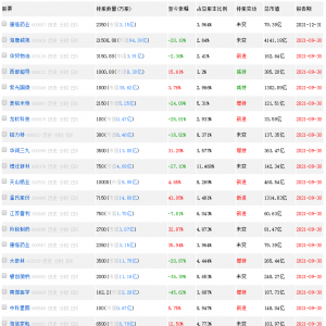年报供出大佬持仓信息，冯柳、邓晓峰坚守无惧行情下跌