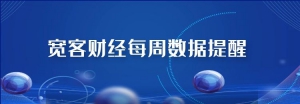 本周需重点关注的财经数据